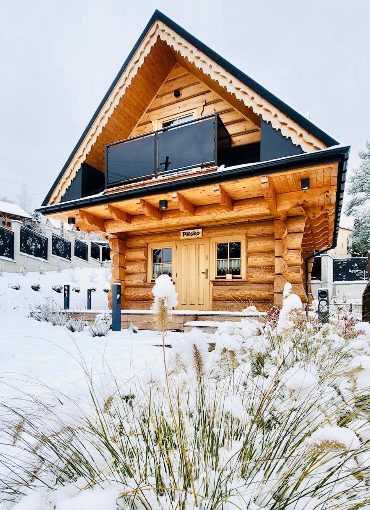 MutneStylowe Beskidy - Luksusowe Domki Z Saunami I Jacuzziアパートメント エクステリア 写真